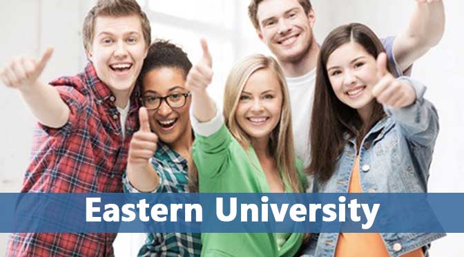 students happy about Eastern University