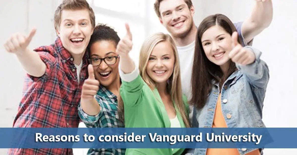 students happy about Vanguard University of Southern California