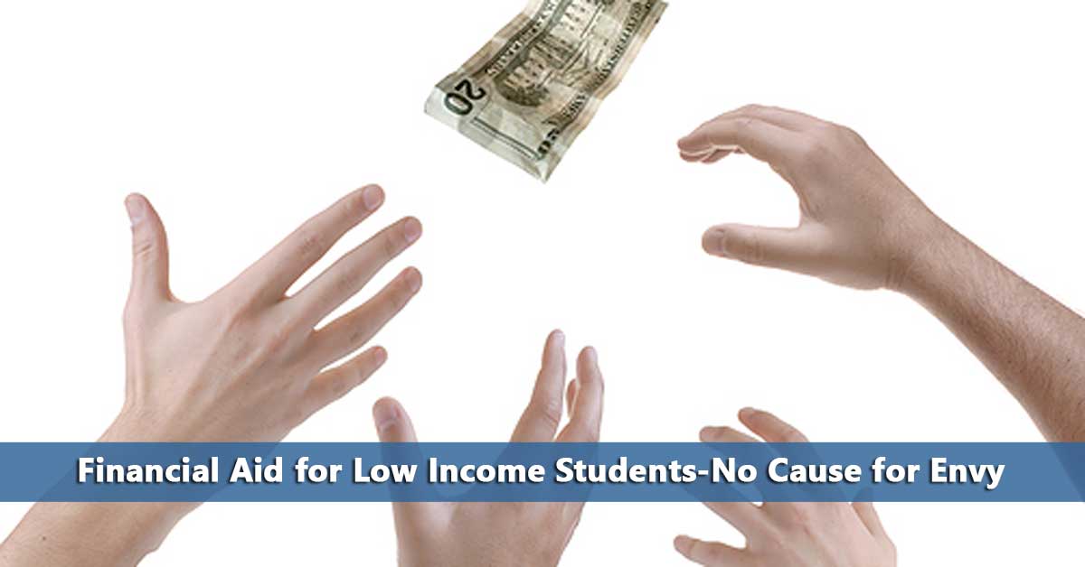 financial assistance for college students with no income