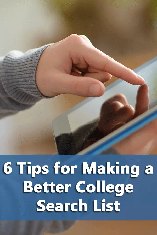 6 Tips for Making a Better College List