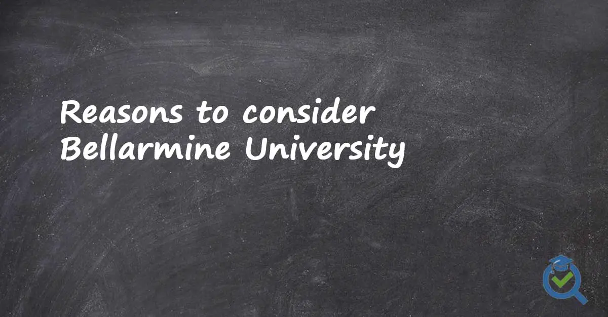 Chalkboard with Bellarmine University written on it